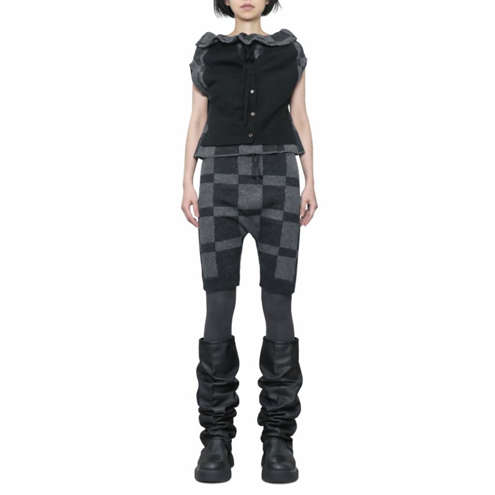Marni 2010s check print two-piece knit set